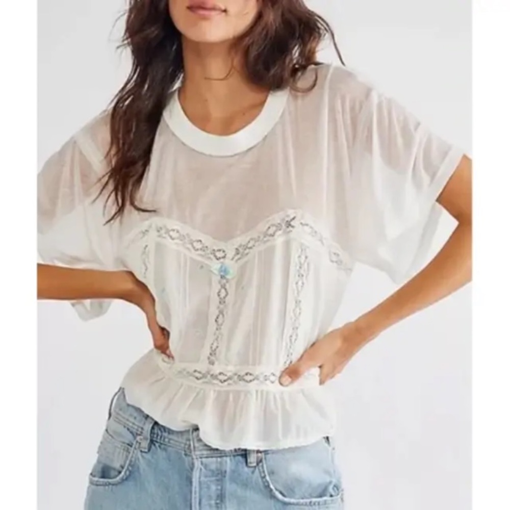 Free People Fall in Love Tee XS